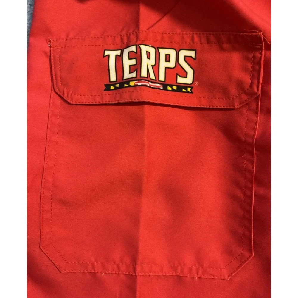 Route One Apparel Men's Red Maryland Terps Board Shorts Size 32